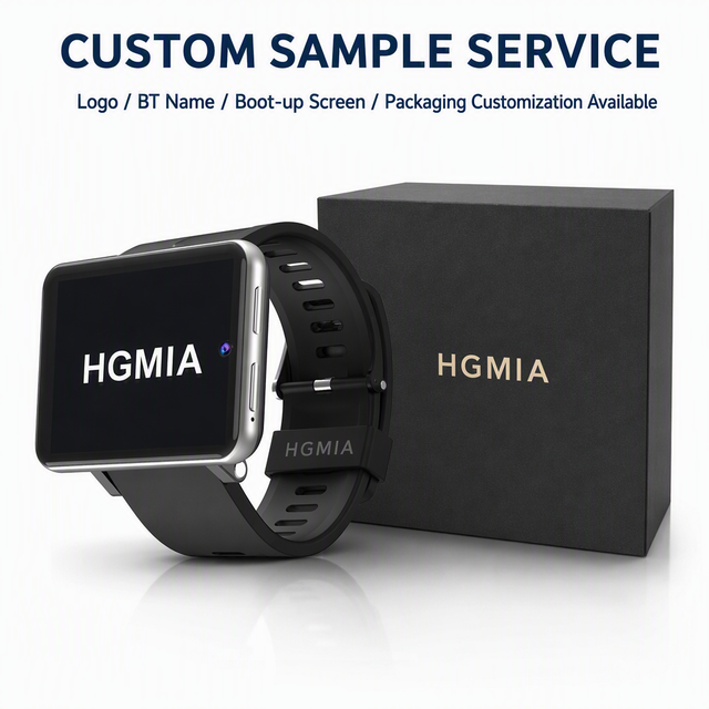 Dm100 OEM Android Smartwatch 2.86 Inch IPS Touch Screen 4G LTE Dual SIM Card IP68 Waterproof Front Camera Email Smart Watch