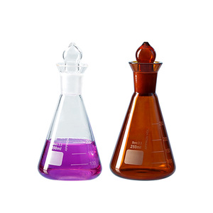 YINYUEBIO Frasco Medidor de Vidrio Graduado para Yodo 250ml, Botella de Laboratorio Resistente a Altas Temperaturas - Product Image 1
