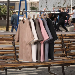 Men's Summer Style Vintage American T-Shirt Brand Street Fashion Knitted Summer <strong>Rotator</strong> Short Sleeve Loose Couple Topt Shirt - Product Image 2