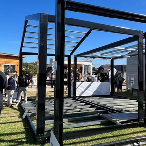 Kit de structure de <span class=keywords><strong>maison</strong></span> préfabriquée en acier, toit triangulaire, portable, petite <span class=keywords><strong>maison</strong></span>, 20 pieds, structure de <span class=keywords><strong>maison</strong></span> conteneur démontable en kit, <span class=keywords><strong>à</strong></span> <span class=keywords><strong>vendre</strong></span> - Product Image 2