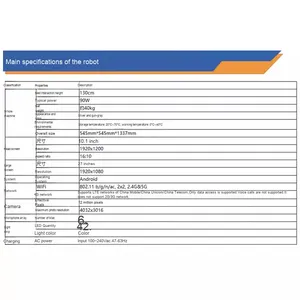 Lễ tân tiếp tân Chào mừng đối thoại giải thích Robot dịch vụ Thương mại Orion Star cho Bảo tàng khách sạn và phòng triển lãm - Product Image 3