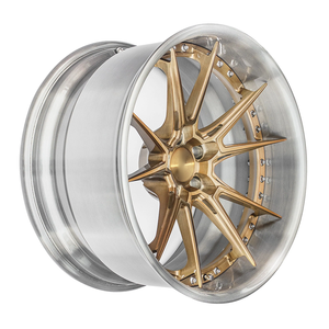 <span class=keywords><strong>2</strong></span> pièces de jantes forgées sur mesure, concaves profondes, pour voiture, 5x100 5x112 5x114.3 5x120 17 18 19 20 21 22 pouces, jantes forgées - Product Image 1