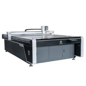 Máquina para fabricar cajas de papel Kraft corrugado para embalaje de alimentos CNC Yuchen, cortador de cuchillos con herramienta de plegado, posicionamiento preciso
