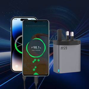 Adaptador de <span class=keywords><strong>cargador</strong></span> de portátil de <span class=keywords><strong>65W</strong></span> con enchufe británico de registro personalizado, <span class=keywords><strong>cargador</strong></span> de viaje GaN para Iphone <span class=keywords><strong>Oneplus</strong></span> Oppo <span class=keywords><strong>65W</strong></span> - Product Image 5