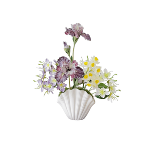 Vases de qualité supérieure Alice <span class=keywords><strong>Iris</strong></span> et Seashell, fleurs artificielles, articles décoratifs pour les magasins et les salons - Product Image 6