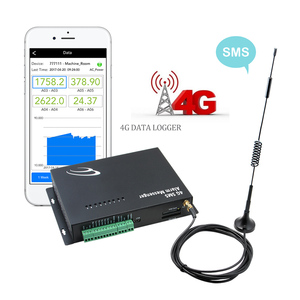 Moniteur de contrôle d'alarme sms 4g contrôle de l'humidité et de la température du four enregistreur de données de système de porte mural - Product Image 1