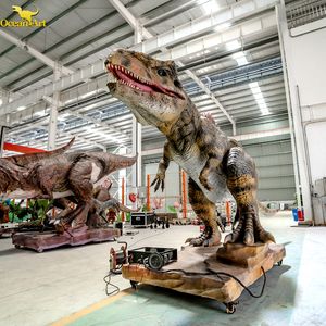 Estatua de Dinosaurio de Metal para Exteriores, Modelo Animatrónico Realista para Parques Temáticos, Parques de Aventuras y Centros Comerciales - Product Image 2