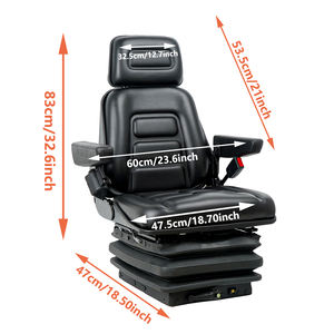 Suspensión neumática ajustable, asiento de pasajero del conductor, piezas de equipo resistente de nueva condición para Tractor, otro manejo de materiales - Product Image 6