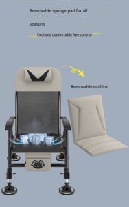 <span class=keywords><strong>Sedia</strong></span> da <span class=keywords><strong>Mare</strong></span> <span class=keywords><strong>Pieghevole</strong></span> Portatile Regolabile, Design Moderno, Facile da Trasportare, in Lega di Alluminio, per Spiaggia, Campeggio, Pesca e Attività all'Aperto - Product Image 6