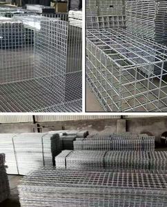 <span class=keywords><strong>Cage</strong></span> en acier inoxydable standard chinois pour mur de soutènement, fabriquée sur mesure en usine, avec des trous carrés, clôture soudée - Product Image 3