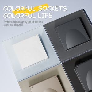 Thiết kế hiện đại 16A cắm và ổ cắm 250V vo Lớp Chống Cháy pháp loại 2P + T đa cắm ổ cắm - Product Image 4