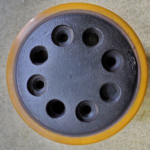 כתר 8x4x2.83 סנטימטרים/203x101mm ארוך שירות חיים פוליאוריתן גלגלית גלגל צמיג משמש על כתר RD 5700 מלגזה/משאית - Product Image 4