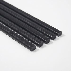 SHENYU Varillas de Fieltro de Carbono 3K Ovaladas y Planas, Surtido de 5mm de Grosor, Alta Resistencia 200C para Soportes Industriales - Product Image 2