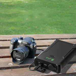 IP67 водонепроницаемый портативный солнечного зарядного устройства Power Bank Charger, наружная камера снимать видео батарея резервного копирования для всю ночь выстрел зарядки в режиме реального времени