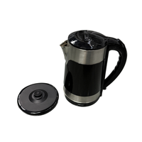 Bouilloire électrique en gros d'usine 2000W, ébullition rapide, bouilloire électrique portable en acier inoxydable pour un usage domestique