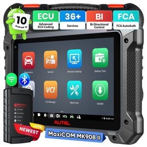 Escáner OBD2 para Vehículos Autel MaxiCOM MK908 II, Herramienta de Diagnóstico Profesional Universal para Autos con Sistema Completo - Product Image 1