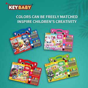 Libro de Colorear con Temática de Gato <span class=keywords><strong>Tom</strong></span> de Keybaby, 12 Colores Brillantes, Diversión Creativa para Pintar y Dibujar, Libro para Niños Pequeños - Product Image 5