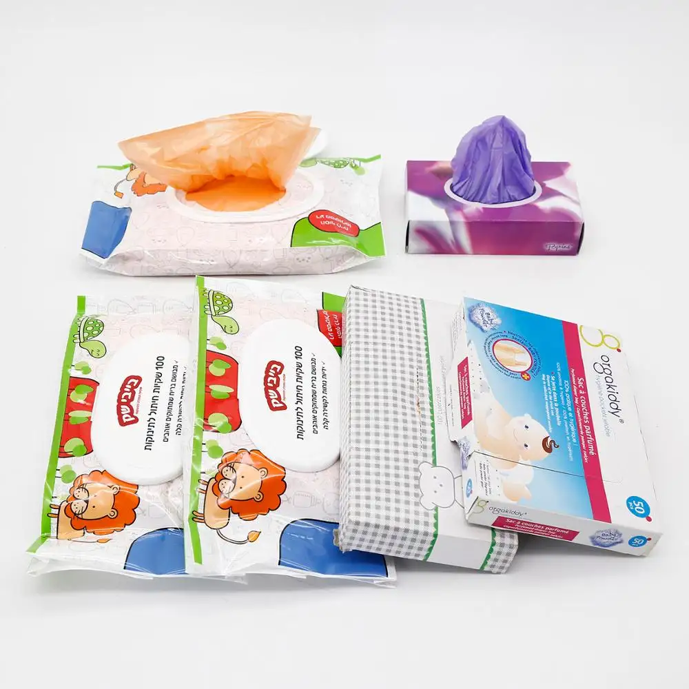 High Quality Plastic Packaging Baby Diaper Bag