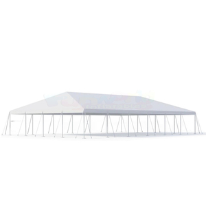 Grande tente imperméable pour événements 20x40 pour 200 invités, tente de réception pour mariage dans un magnifique jardin, cérémonies et réceptions - Product Image 1