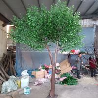 Arbre artificiel en plastique vert, grand format, 10 pieds de haut, résistant aux UV, durable, écologique, décoration de jardin naturelle pour Noël