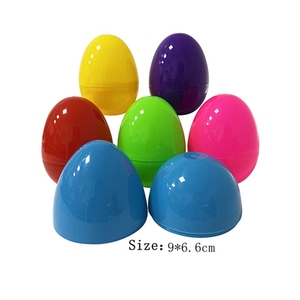 Bán Buôn Trong Suốt Phục Sinh Trứng Khổng Lồ 9*6.6Cm Rỗng Fillable Kẹo Sô Cô La Đồ Chơi Rõ Ràng Nhựa Trứng Phục Sinh Bunny Đứng Trứng - Product Image 2