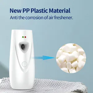 Toilet Battery Operated Aerosol Diffuser Machine Refreshment Scented Odor Automatic Spray Fragrance Air Freshener Dispenser