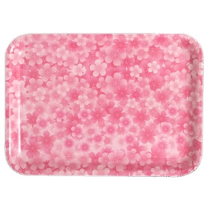 Custom Melamine <strong>Plastic</strong> Rectangle Coffee <strong>Serving</strong> Trays - Product Image 6