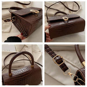 Nouveau sac bandoulière rétro en cuir PU pour femme avec boucle fermée et doublure en polyester, sacoche tendance - Product Image 4