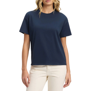 Camiseta Corta para Mujer, Estilo Casual Diario, Suave, Perfecta para Movimientos Fáciles, con Forma Equilibrada y Atractivo Simple - Product Image 1