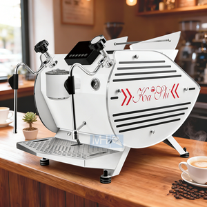 Machine à café professionnelle pour café expresso, machine à expresso 110V 220V, équipement de grande capacité MA-KS407, machine à expresso professionnelle - Product Image 1