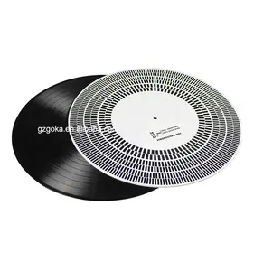 Turntable cartridge alignment protractor mat Adjustment Ruler - Vinyl Record Pickup Calibration Plate Distance Gauge