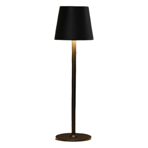 High Bright Modern Iron Cone Design Battery Powered Wireless Touch Control LED Night <b>Light</b> <b>Small</b> Table Lamp for Bedroom - Product Image 2