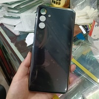 Panel Trasero de Vidrio para Samsung Galaxy A04s A047F, Tapa de Batería, Carcasa Trasera con/sin Lente