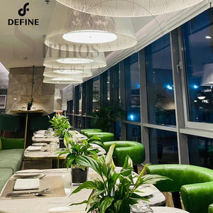 One Stop Turnkey Solution Juegos de muebles de <span class=keywords><strong>restaurante</strong></span> de hotel completos de lujo de diseño único de gama alta para <span class=keywords><strong>restaurante</strong></span> Comedor - Product Image 4