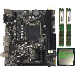 مجموعة شرائح PCWINMAX Intel LGA1155 DDR3 H61 لوحة أم مع معالج CPU i5 ومجموعة كومبو رام 16 جم