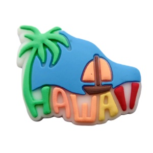 Accessoires pour sabots à trous thème Hawaïen, boucles décoratives pour sabots de plage, breloques amovibles DIY pour sabots, vente en gros - Product Image 5