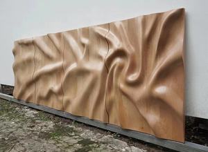 Panel de Madera Tallada a Mano para Decoración de Pared de <span class=keywords><strong>Villa</strong></span> Contemporánea, con 50 mm de Grosor y Tamaño Personalizable - Product Image 4