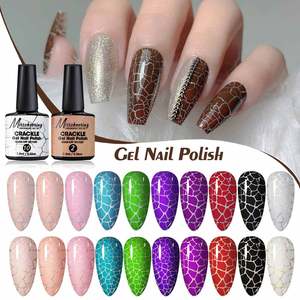 Nouveau vernis à ongles liquide à motif serpent pour photothérapie, vernis à ongles artistique en bouteille, effet ongles craquelés - Product Image 2