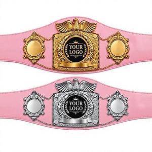 Leather Custom Unisex Boxing Aikido Karate Championship Belt-Breathable Martial Arts Training Equipment - Product Image 1