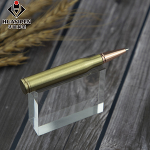 Bút bi kim loại hình viên đạn ngắn màu vàng dùng cho văn phòng, in logo tùy chỉnh - Product Image 6