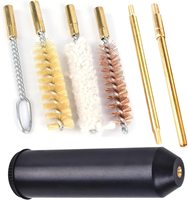 Kit de brosses de nettoyage de canon calibre 9 mm personnalisé pour la chasse, le tir, l'entretien des armes à feu, accessoire de sport de plein air