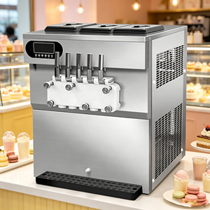 Máquina de Helado Suave de Cinco Cabezas para Tiendas de Té con Leche, Ahorradora de Energía, Equipo para Helados - Product Image 5