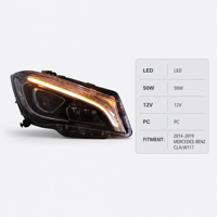 Ensemble de phares pour Mercedes-Benz CLA W117 2014-2019, mise à niveau haut de gamme, projecteur LED, feux de jour, faisceau réglable