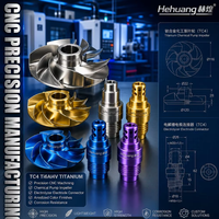 Services d'usinage du titane : Turbine de pompe chimique et connecteur d'électrode d'électrolyseur sur mesure selon plans