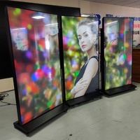75 "Ultra-étroit plein écran Android LCD mur vidéo signalisation numérique et affiche l'écran de la publicité extérieure LED kiosque d'affichage