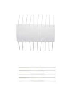 Easy Added and Removed Plastic Self-Adhesive U-Shaped Medical Record File Fasteners - Product Image 4