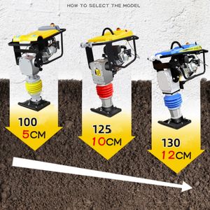 Marteau sautant à essence Terre Sable Sol Wacker <span class=keywords><strong>Impact</strong></span> Compactor Tamper Vibrating Tamping Rammer - Product Image 6