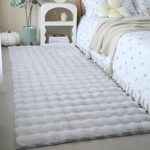 Tapis et carpettes <span class=keywords><strong>de</strong></span> luxe <span class=keywords><strong>de</strong></span> haute qualité en fausse <span class=keywords><strong>fourrure</strong></span> <span class=keywords><strong>de</strong></span> <span class=keywords><strong>lapin</strong></span>, fabriqués à la machine, adaptés aux animaux domestiques, à poils longs, pour la maison et l'hôtellerie - Product Image 6