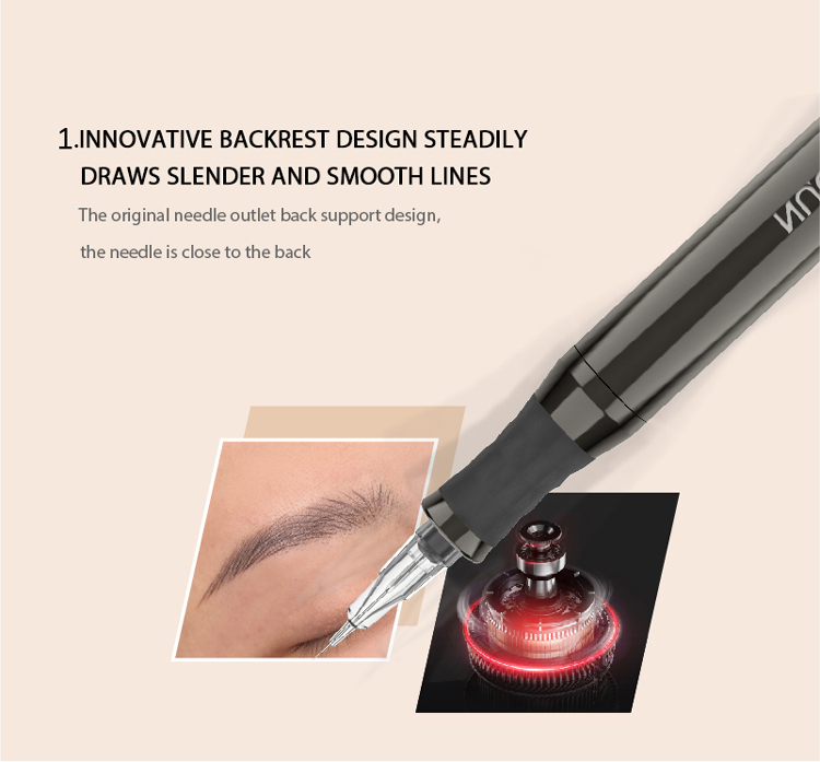 Sourcil de haute qualité de lèvres de peau d'OEM microblading le stylo permanent de fronts de maquillage de machine numérique de l'UGP