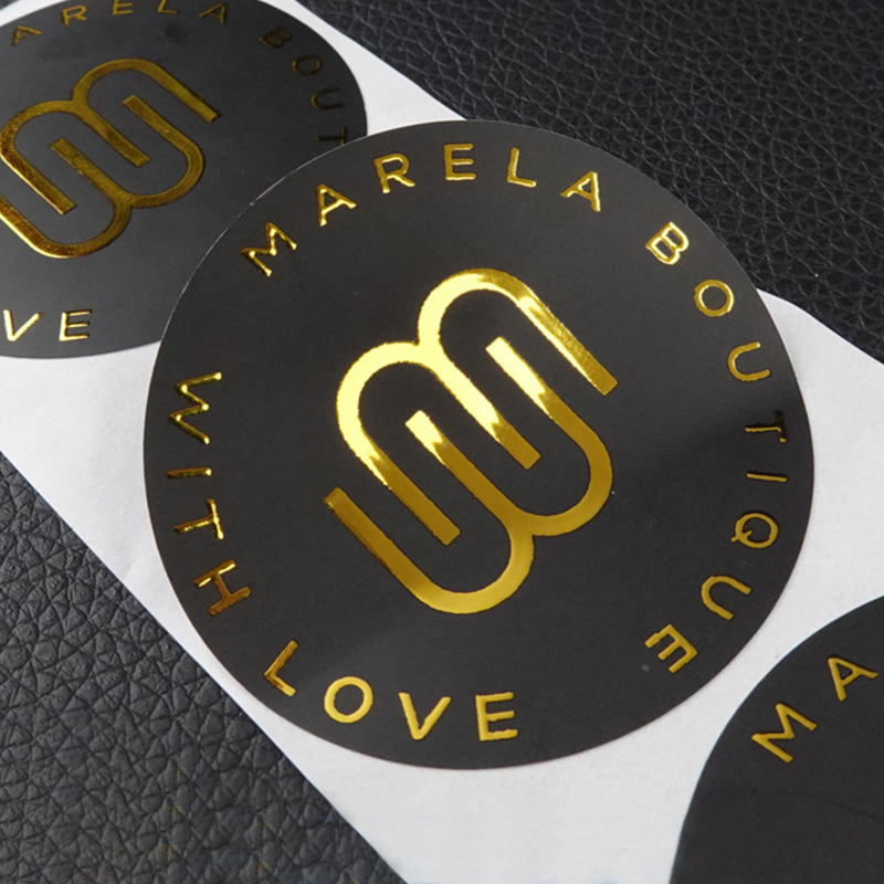 High-Quality Custom Logo Stickers - Waterproof Vinyl Adhesive Labels for Product Packaging